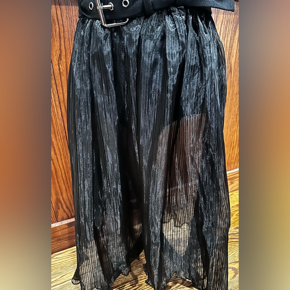 Anthropologie Pilcro Strapless Bodysuit and Sheer Skirt - Picture 8 of 9